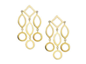 Gold earrings
